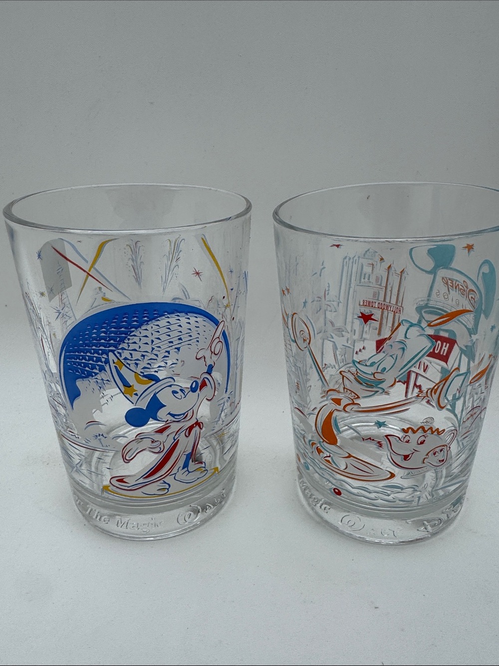 Vintage Disney x McDonalds 25th Anniversary Glasses